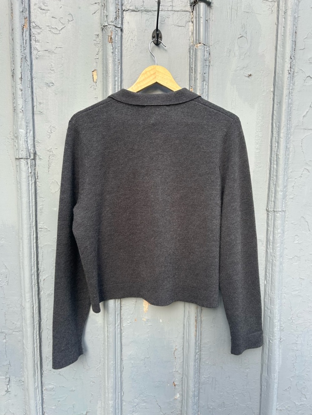 Sezane Anthracite Grey Betty Cardigan, BNWT, Size L - Picture 6 of 11
